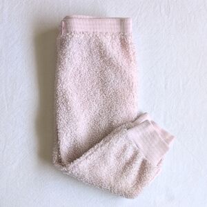 calvin klein pastel pink boucle knit joggers pants 12 months baby girl